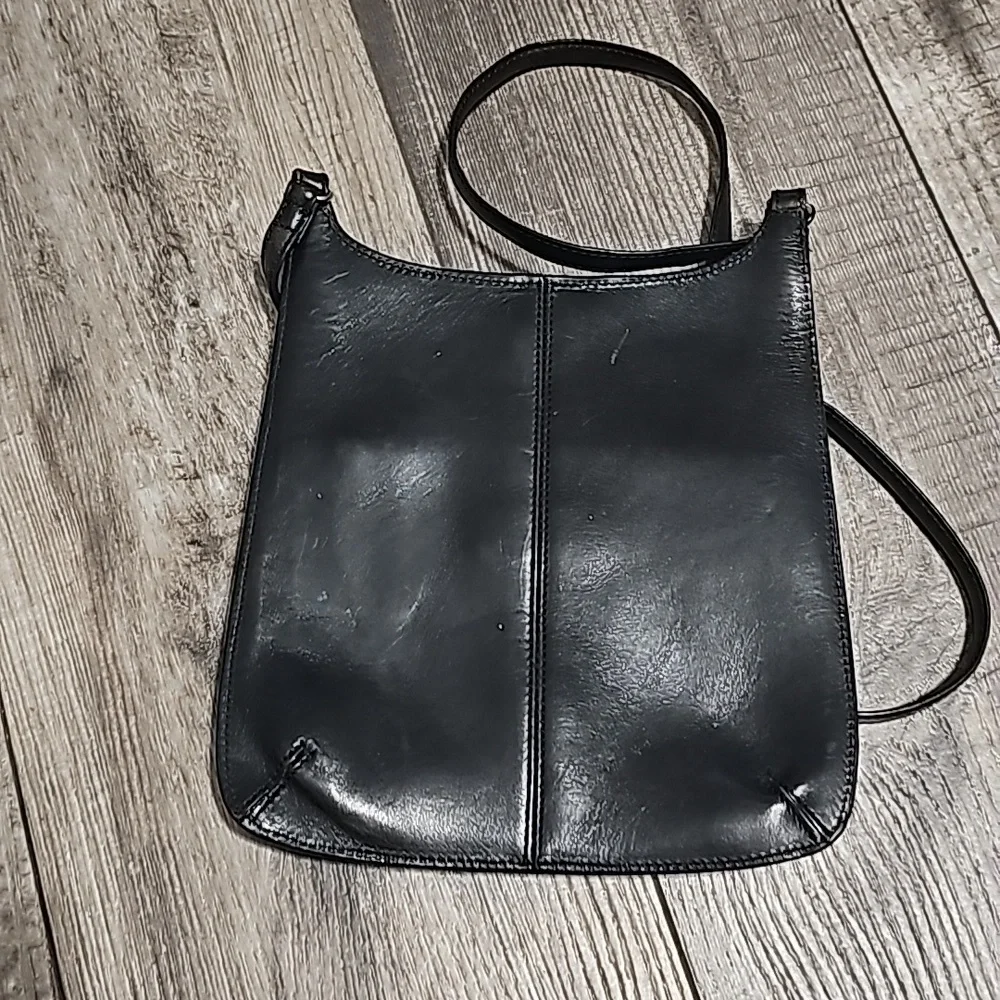 Fossil Leather Animal Print Crossbody Bag